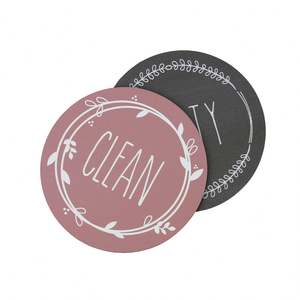 Aimant personnalisé pour lave-vaisselle, double face, aimant de cuisine, aimant propre/saleté pour lave-vaisselle avec design imprimé - Product Image 2