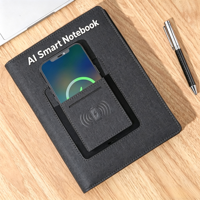 Carnet intelligent AI éco-responsable pour entreprise avec technologie de transcription OCR pour le travail professionnel, logo personnalisable