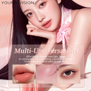 Tinte labial en forma de corazón Young Vision de 3 ml, líquido mate de doble uso para labios y mejillas - Product Image 2