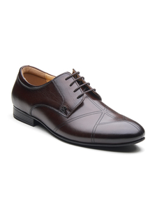 Zapatos de vestir formales de cuero genuino para hombre al por mayor, clásicos Oxford con cordones, cómodos para negocios, oficina, bodas, calzado de cuero. - Product Image 3