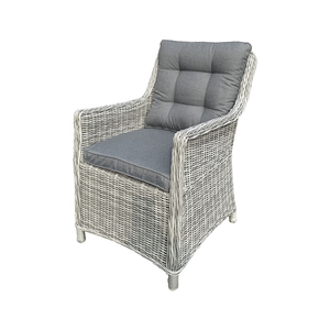 Meubles <span class=keywords><strong>de</strong></span> jardin extérieur 7 pièces, <span class=keywords><strong>Table</strong></span> ronde <span class=keywords><strong>en</strong></span> <span class=keywords><strong>rotin</strong></span>, ensemble à manger pour la maison - Product Image 3