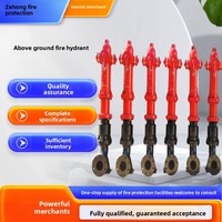 Hydrants d'incendie extérieurs SS100/65 anti-gel à auto-drainage, équipement de lutte contre l'incendie DN100 Jinan Shandong