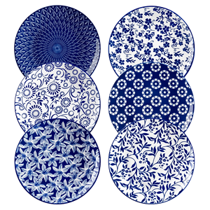Plato de Cerámica Ecológico de Estilo Barroco Vintage Europeo de 6 Pulgadas con Diseño Personalizado para Servir Pasteles y Postres en Fiestas - Product Image 1