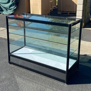 <span class=keywords><strong>Vitrine</strong></span> de magasin de tabac en <span class=keywords><strong>verre</strong></span> <span class=keywords><strong>LED</strong></span> de 48 pouces avec cadre en aluminium pour la vente au détail - Product Image 2