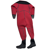 DIVESTAR Combinaison étanche OEM de haute qualité 6mm Joints liquides en néoprène Zip arrière Hommes Plongée Kayak Combinaison humide