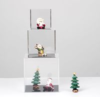 Boîtes en acrylique transparentes pour l'affichage de objets de collection, vitrine de protection anti-poussière pour ballons de baseball, souvenirs, figurines