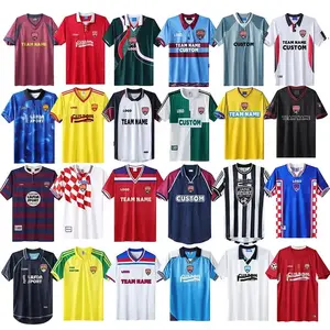 Jersey sepak bola cepat kering, versi pemain Vintage 23-24 musim baru, jersey sepak bola Maroko Jerman Nap les dewasa, jersey sepak bola disesuaikan