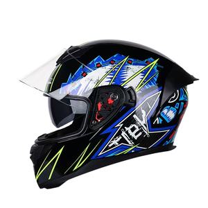 หมวกกันน็อคขี่มอเตอร์ไซค์แบบเต็มหน้าหมวกกันน็อคแบบปิดถนนใหม่<span class=keywords><strong>ล่าสุด</strong></span> - Product Image 3