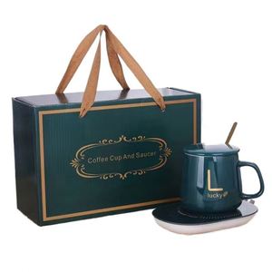 XJ187 Promotion Corporate Activity Business Gift Custom Logo Printed Temperature Control Coffee <b>Mugs</b> Sets With Color <b>Box</b> - Product Image 5