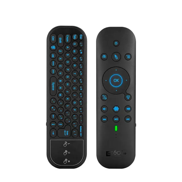 Wholesale BT 2.4G Wireless Dual Mode Voice air Mouse G60S Pro Smart Remote Controls with Keyboard Touch Panel