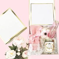 Emballage Carton de Luxe Personnalisé pour Fleurs Éternelles, Boîte Pliante Unique avec Ruban