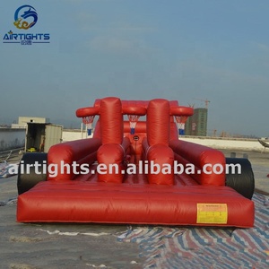 Cao Sức Mạnh Thú Vị <span class=keywords><strong>3</strong></span> Làn Xe Đua Xe Thiết Kế Đẹp <span class=keywords><strong>Inflatable</strong></span> <span class=keywords><strong>Bungee</strong></span> Chạy Cho Trận Chiến Trò Chơi - Product Image 6
