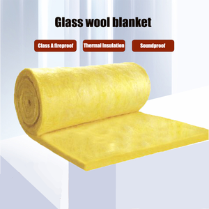 Алюминиевая фольга теплоизоляция стекловолокно звукоизоляция огнестойкая стеклянная вата одеяло для высотных зданий - Product Image 3
