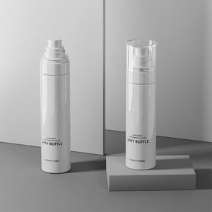 Venta caliente personalizado 100Ml 250Ml 300Ml 500Ml botella de niebla corporal botella de spray de plástico blanco transparente con tapa de boquilla - Product Image 5