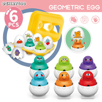 Jeu de puzzle éducatif électronique sensoriel pour bébés de 1 à 3 ans avec reconnaissance des couleurs, forme d'œuf et sons