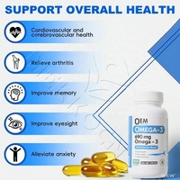Capsules molles d'huile de poisson oméga-3 en marque blanche 1000mg – Compléments alimentaires pour la santé