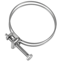 Collier de serrage double fil de taille standard, durable, pour équipement agricole