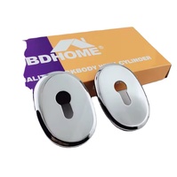 BBDHOME Couvre-anneau Protecteur de défenseur de cylindre de serrure pour porte blindée
