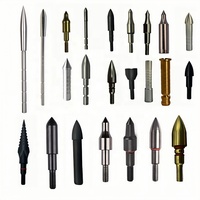 Série de pointes de flèches de tir à l'arc CNC personnalisées en acier inoxydable haute précision pour cibles de champ, pointes