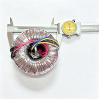 Transformateur toroïdal à noyau en acier au silicium à faible bruit 300W 500W 1000VA 50 60Hz 110V 240V pour amplificateurs de puissance Hi-Fi avec certifications CE RoHS UL