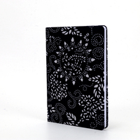 Carnet en lin à motifs floraux de haute qualité pour les réunions d'affaires et la planification quotidienne