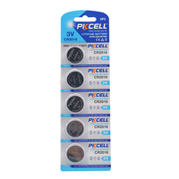 Pkcell-batería de litio para control remoto de coche, pila de botón CR 1225 1616 1620 1632 2016 2025 CR2032, 3V