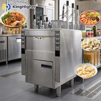 Cuiseur à nouilles commercial efficace à levage automatique, 6 têtes, bouilloire électrique multifonctionnelle pour pâtes et ramen