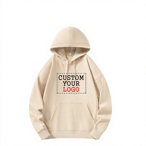 เสื้อฮู้ดผู้ชายผ้าเทอร์รี่ 100% ผ้าฝ้าย พิมพ์โลโก้ตามสั่ง รับผลิตแบบ OEM/ODM ขายส่ง คุณภาพสูง ทรงหลวม - Product Image 4