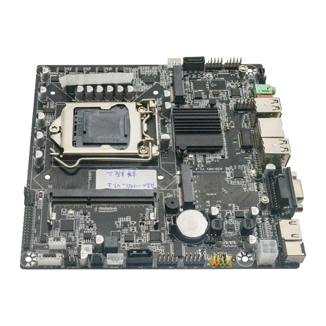 Factory Price Core LGA1155 Series Processor for Intel Thin Mini-ITX H61 Chipset DDR3 MAX 16G RAM Motherboard for AIO Computer