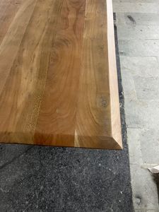 โต๊ะรับประทานอาหารไม้มะม่วงสำหรับตกแต่งบ้านโต๊ะกลางสีน้ำตาลเฟอร์นิเจอร์ห้องนั่งเล่นทำด้วยมือสินค้าจำนวนมาก - Product Image 5