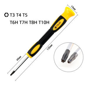 Xbox Nintendo Torx tuốc nơ vít Bit Set T3 T4 <span class=keywords><strong>T5</strong></span> T6 T7 T8 T10 Mini <span class=keywords><strong>Hex</strong></span> tuốc nơ vít Trò chơi giao diện điều khiển xử lý tháo gỡ công cụ sửa chữa - Product Image 5