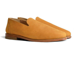 Mocassins Oxford en cuir véritable de qualité supérieure pour hommes - Marron uni Fermeture à lacets Chaussures habillées plates de bureau et de carrière pour tenue formelle et décontractée - Product Image 1