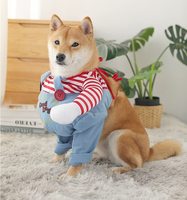 Costume d'halloween pour animaux de compagnie, décoration pour animaux de compagnie pour la fête d'halloween-robe de déguisement pour petits chiens et chats