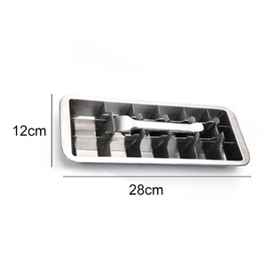 Phong Cách Hiện Đại Quảng Trường Tùy Chỉnh <span class=keywords><strong>Mini</strong></span> Kim Loại <span class=keywords><strong>Ice</strong></span> Khay Nhôm Lạnh Đồ Uống <span class=keywords><strong>Ice</strong></span> Cubes Khay Dụng Cụ Nhà Bếp - Product Image 6