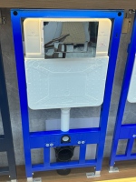 Réservoirs de toilettes en PEHD, citerne dissimulée à double chasse, pour toilettes suspendues, économie d'eau, OEM ODM, pour hôtels et salles de bain publiques