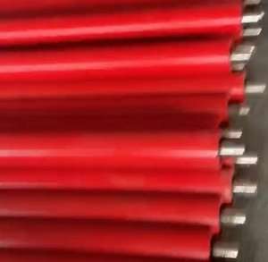 גלגל גומי כבד לתעשיית מסועים, גלגלת ריפוד, אביזרים, גלגלת נשיאה וחזרה ללא הנעה, חיכוך נמוך - Product Image 5