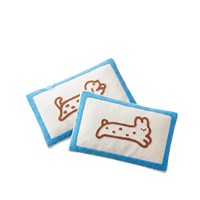 Coussin de canapé brodé en forme d'animal de dessin animé pour enfants, oreiller de taille pour salon