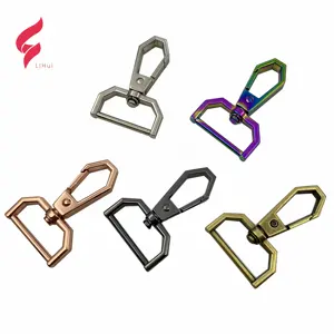 1" Handbag Clasps Lobster Swivel Trigger Clips Bag Metal Hardware Accessories Keychain Metal Clip Swivel Snap Hooks For Bags