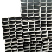 Tube rectangulaire RHS, tube en acier rectangulaire, section creuse en acier Q235B SS400 pour la construction de charpentes et de bâtiments