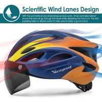 VICTGOAL — casque de vélo à lunettes pour hommes, pour vtt, bicyclette de route, scooters électriques, de ville, 2020