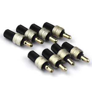 Stainless Steel Tubeless Valve <b>Stem</b> German Style With <b>Caps</b> For Bicycle Inner Tube Replacement Repair - Product Image 2