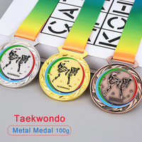 Médaille de combat en métal personnalisée, médaille de combat de boxe Taekwondo, médailles de compétition de lutte, Souvenir de Sport universel, vente en gros
