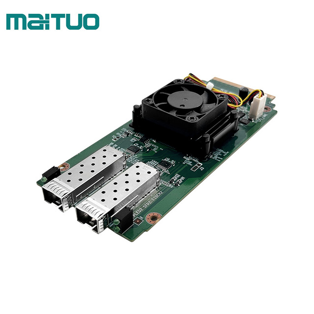 MAITUO Network 2x10G SFP+ Port Network Adapter Card with Intel 82599ES Chip Gigabit Ethernet NIC 10G Networking Products