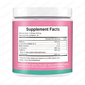 Çok Satan OEM L-Glutamin ve L-Karnitin İçeren Erkekler ve Kadınlar İç<span class=keywords><strong>in</strong></span> Enerji Artırıcı Öncü Antrenman Tozu - Product Image 2