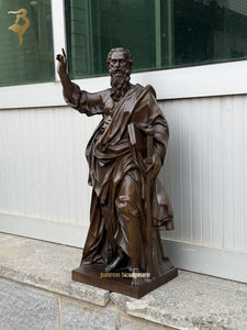 Metallo artigianato bronzo <span class=keywords><strong>Peter</strong></span> e Paul statua scultura religiosa in bronzo per la chiesa - Product Image 4