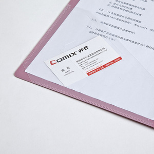 Comix A4 Single <b>Folder</b> AB151A-P <b>Plastic</b> Long Lever File Office Use - Product Image 5