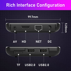 H96 Max W2 4K Android 11 TV Box Amlogic S905W2 Chipset WiFi6 Streaming Player Performance fluide - Product Image 5