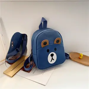 Borsa per bambini new cartoon boy zaino cartoon cute girls baby kindergarten bag deer and bear design backpack