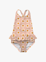 Vente en gros 2025 été bébé filles maillots de bain à fleurs ensembles une pièce enfants vacances maillots de bain enfant en bas âge fille maillot de bain Bikini Outwear
