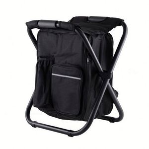 Tabouret d'extérieur pliable avec sac isotherme, chaise de camping, de plage et de pêche portable - Product Image 4